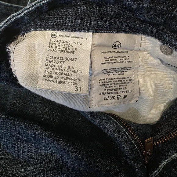 AG Adriano Goldschmied “The Graduate” Tailored Leg Jeans (Size 31) - Picture 9 of 14